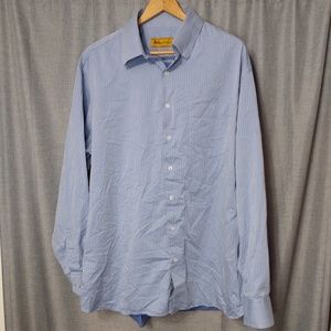 Milan Tailor Long Sleeve Dress Shirt - Large